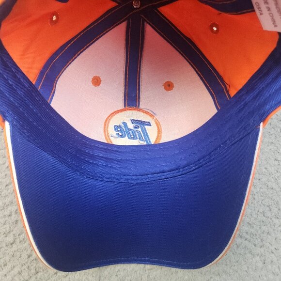 Vintage Tide Racing Hat Cap Strapback Orange Embroidered NASCAR Striped - Picture 6 of 8